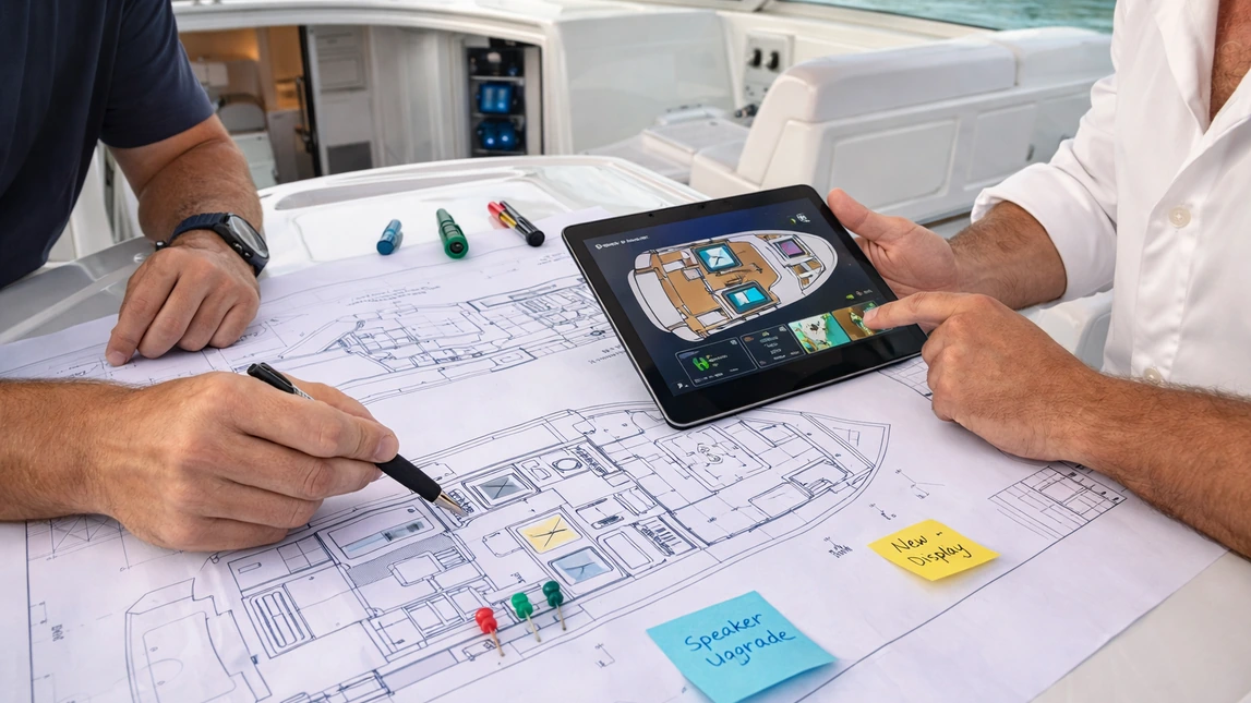 Boat Refit Planning Around Vessel Layout