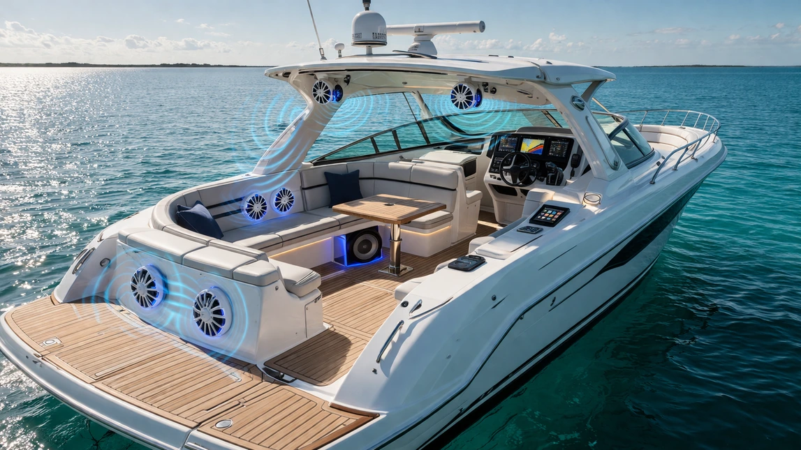 Marine Audio Systems Open Air Listening Zones