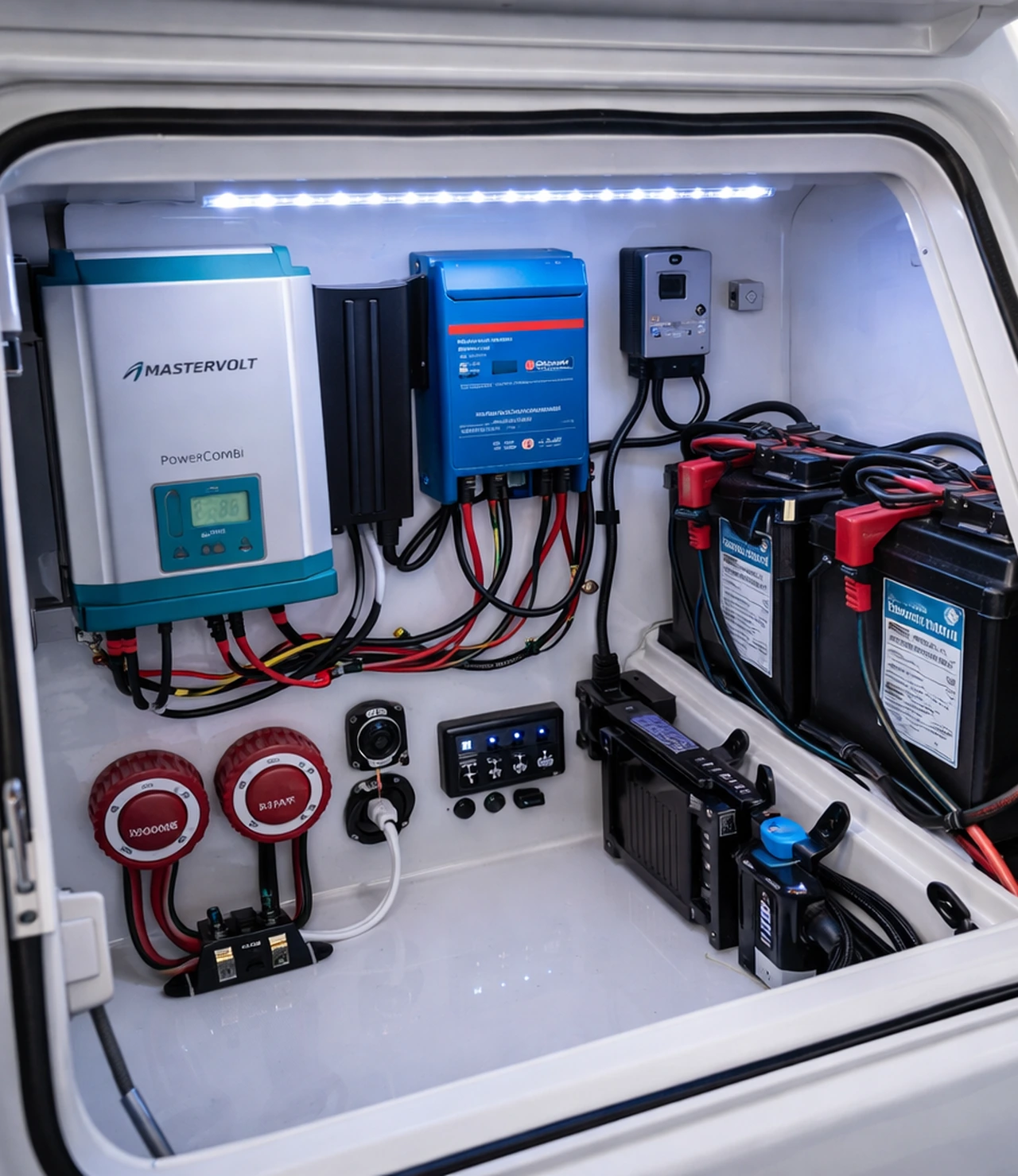 Marine Power Charging Lighting Accessory Integration