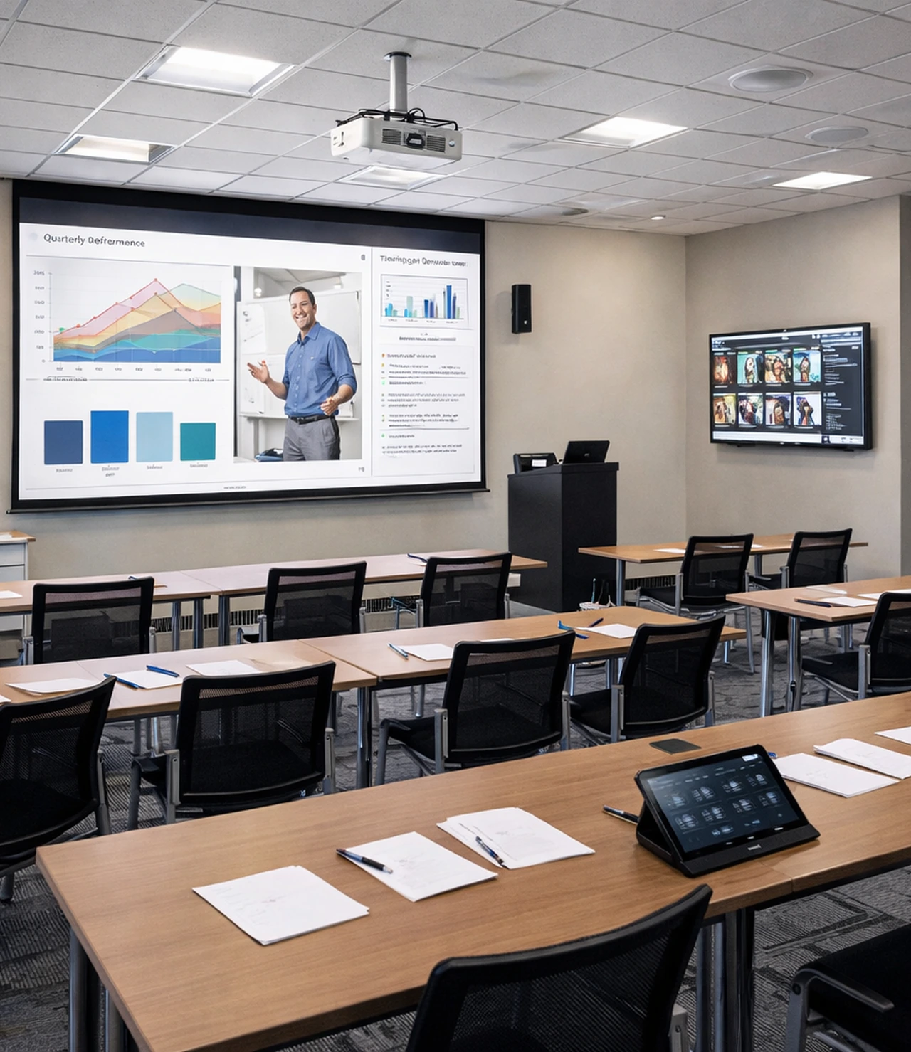 Training Room And Instructional Space Av