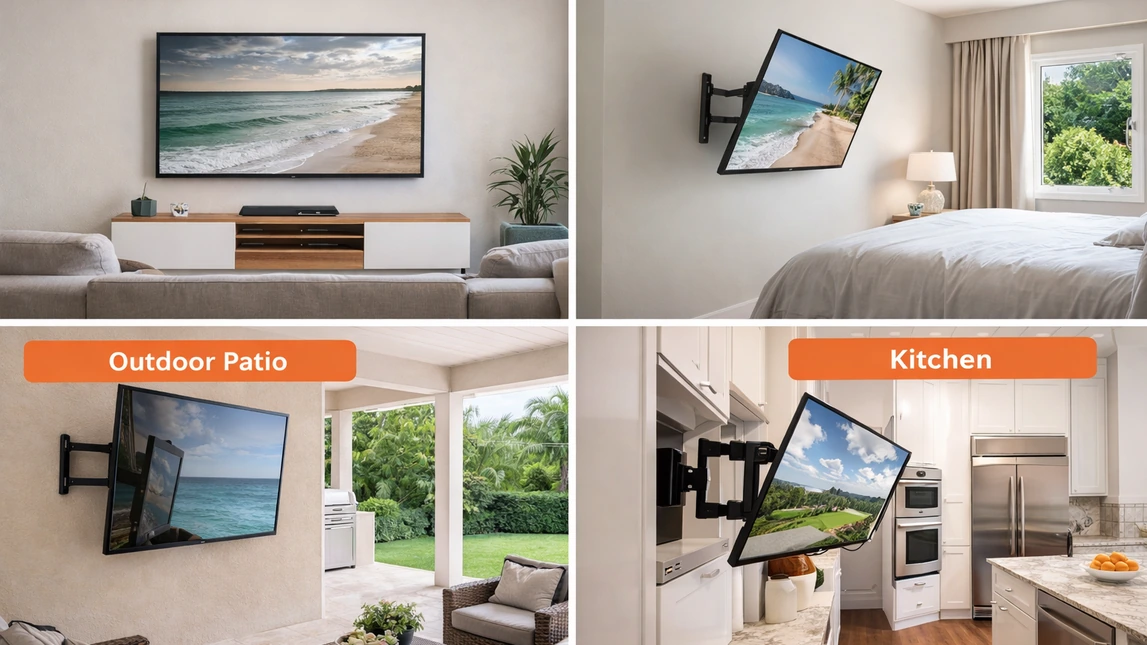 Tv Mount Selection Based On Room Use